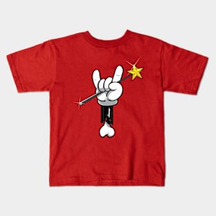 rocks hand metal Kids T-Shirt